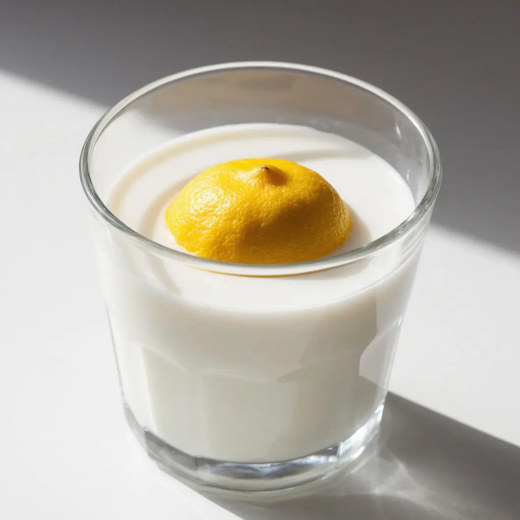 Почему лимон заставляет молоко сворачиваться?