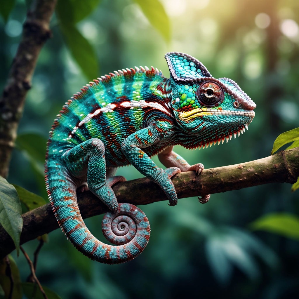 Почему хамелеоны меняют цвет?