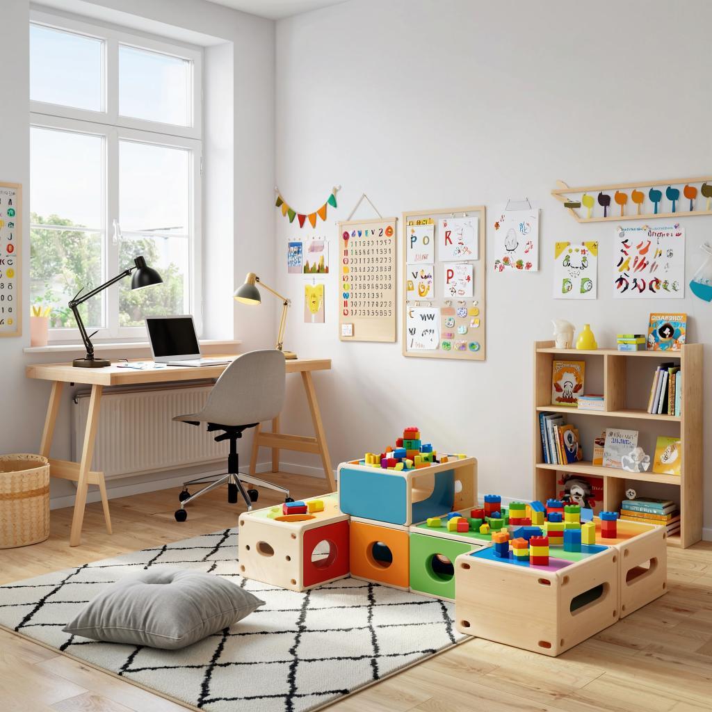 Как организовать пространство дома для эффективной учебы и игр