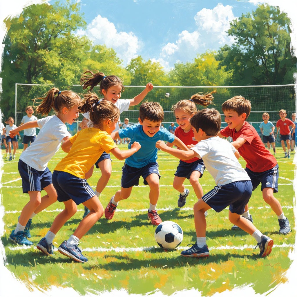 Спортивные игры для детей: правила и польза