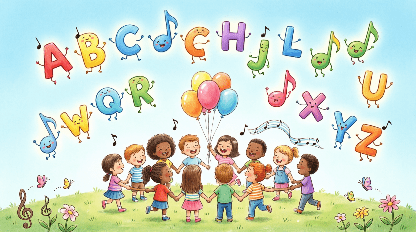 Музыкальный алфавит — поём и танцуем с буквами