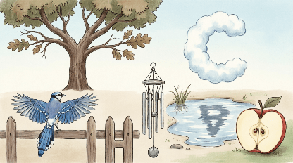 Буквы из всего на свете — творческая мастерская