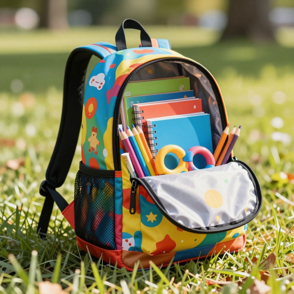 Детский рюкзак с принадлежностями для игр